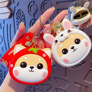 Ví đựng tiền xu JKDESIGN, Đồ trang trí treo bằng silicon Ví Mini, Túi đựng chìa khóa tai nghe quà tặng dễ thương