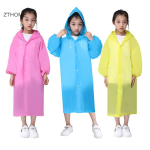 Zthome Trẻ Em Áo Mưa Poncho Du Lịch Không Thể Tháo Rời Áo Mưa Ngoài Trời Phụ Kiện Đi Bộ Đường Dài Trẻ Em Áo Mưa Trẻ Em Áo Mưa Chống Thấm Nước HOT