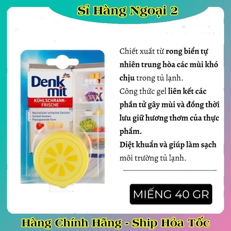Sáp khử mùi tủ lạnh Denkmit hương chanh