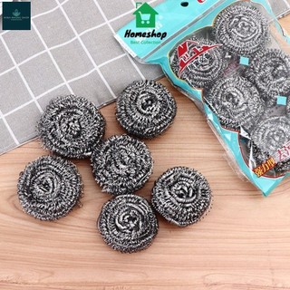 "Búi inox đa năng - Cọ nồi, niêu, xoong, chảo tiện lợi cho gia đình"