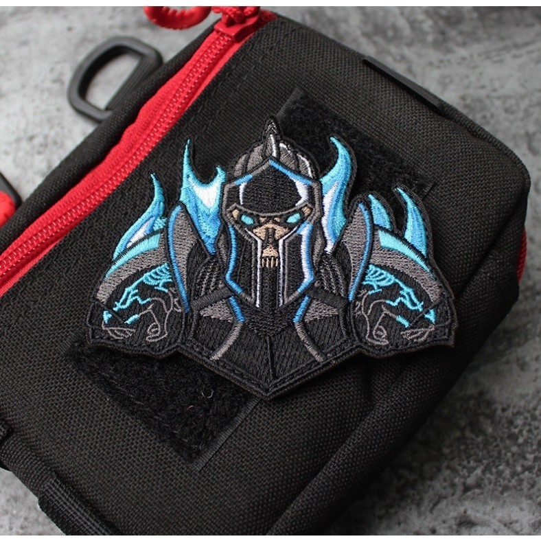 Patch_miếng dán velcro vải hiệp sỹ bóng đêm_chiến binh_chiến thuật _retro