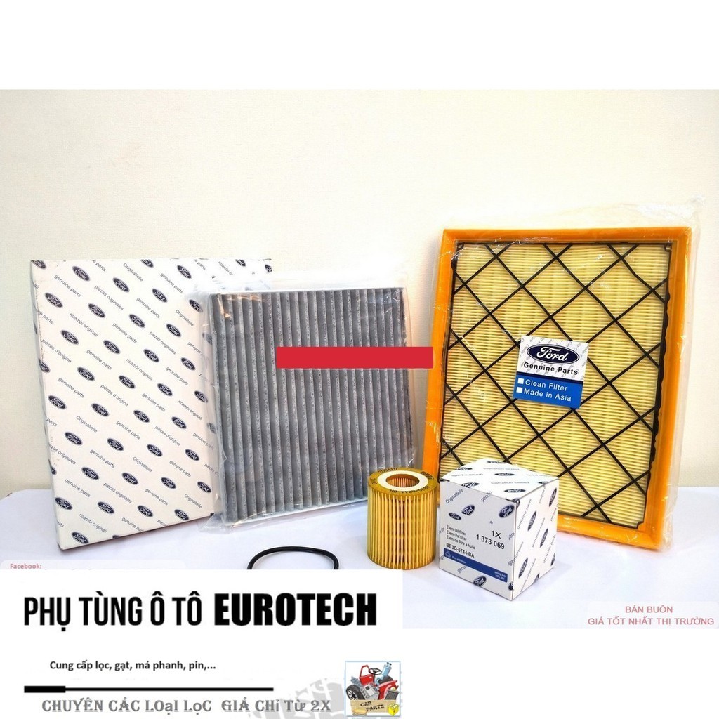 Combo* Lọc gió 🌟động cơ🌟🚕 lọc điều hòa🚕 lọc nhớt (lọc dầu)🍁 🚕 Ford ...