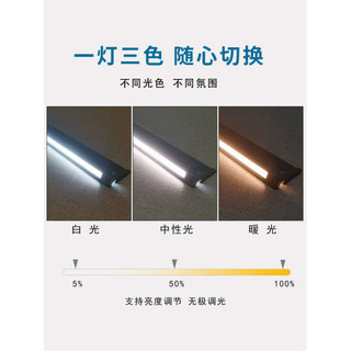 Đèn Laminate gắn trên bề mặt led siêu mỏng xiên phát sáng Tủ rượu cảm biến thanh ánh sáng Tủ quần áo Tủ giày TV C