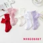 Mg-baby Tất Cho Bé Gái Màu Trơn Dễ Thương Nơ Chống Trượt Tất Over-The-Knee Tất Xuân Hè Tất Mỏng