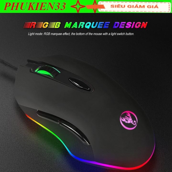 Chuột Gaming HXSJ S500 | RGB Gaming Mouse | Shopee Việt Nam