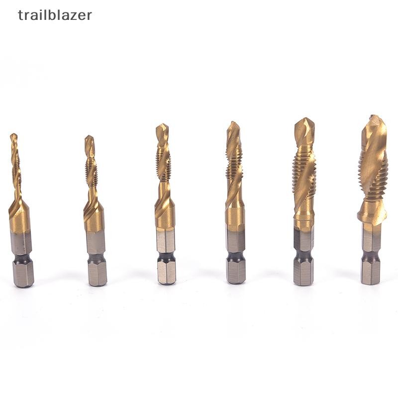 Trailblazer M3-M10 Chuôi Lục Giác Mạ Titan HSS Tay Vít Chủ Đề Hệ Thống Tập Mũi Khoan Mới