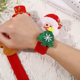 Sang Trọng Dễ Thương Tuần lộc Hoạt Hình Cây Giáng Sinh Cổ Tay Trang Trí Giáng Sinh Pop Nhẫn Trẻ Em Quà Tặng