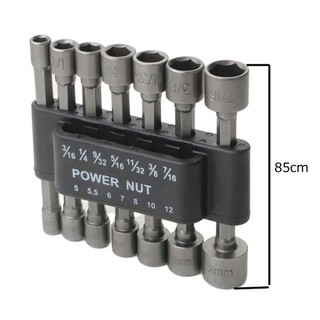 Bộ 14 Khẩu Tuýp Vặn Ốc VITO Lục Giác Gắn Máy Khoan 14 Đầu Vít Bắn Tôn SUNND