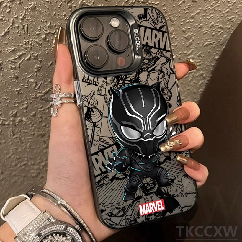 Ốp điện thoại họa tiết Deadpool mát mẻ cho Redmi K70 K60 K50 K40 K30 Pro Ultra Gaming K70E13C 12C 10C 9C 12 10 A1 A2 Vỏ bảo vệ màu bạc mờ