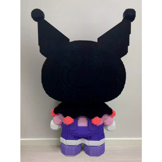 25cm LêGỗ Kuromi Khối Xây Dựng Đồ chơi Lắp Ráp xếp hình khối nhỏ cho trẻ em