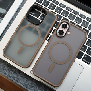 Mới Matte iPhone 16 Pro Max Vỏ từ cho iPhone 11 12 13 14 15 Pro Max 14plus 15plus 16plus với vỏ chống sốc cứng từ