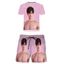 YB1 Tình Yêu Và Sâu Không Gian Rafayel Xavier Zayne Cosplay Vải Full Graphic Quần Short Áo Thun Anime Tay Ngắn Top BY1