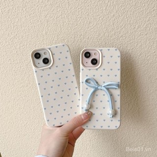 Ốp điện thoại dùng cho iPhone toàn màn hình xanh yêu thích dùng cho iPhone Ốp điện thoại iPhone13 mẫu mới 15promax14 Ốp bảo vệ mềm 11/16 bao toàn bộ 12 Y3C3