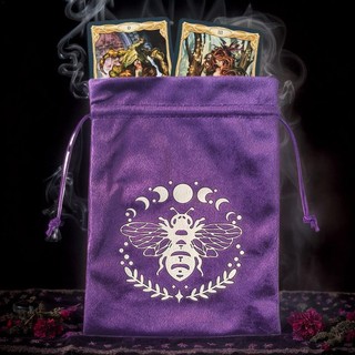 Túi đựng thẻ bài Tarot Túi đựng đồ trang sức dây rút Túi đựng Tarot & Túi xúc xắc Thẻ Oracle Túi đựng đồ trang sức Tinh tế cho bữa tiệc Giáng sinh Runes ewoekvn