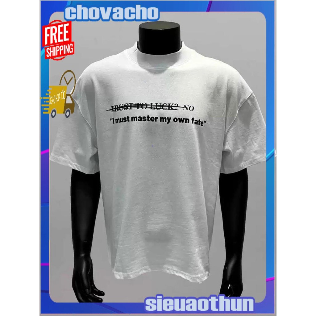 Áo thun Stee Cổ tròn TRUST TO LUCKY Localbrand ICVCVNI Unisex