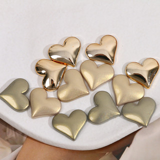 Đơn Giản Phù Hợp Với Acrylic Ánh Sáng Vàng Tình Yêu Nhựa Miếng Dán Bông Tai Kẹp Tóc DIY Trang Sức Phụ Kiện Chất Liệu Bán Buôn