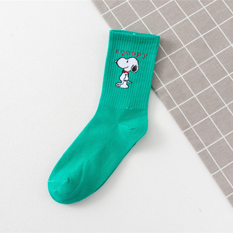 Tất Snoopy Thể Thao Cotton Thu Đông Giữa Ống Bé Gái Quà Tặng | BigBuy360 - bigbuy360.vn