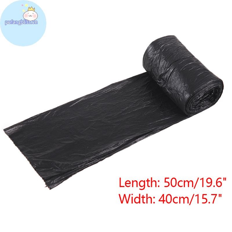 Pufangbliss 1 Cuộn 50 * 60cm Túi Đựng Rác Một Màu Dày Tiện Lợi Môi Trường Túi Đựng Rác Nhựa Dùng Một Lần Túi Nhựa Đen Rác VN