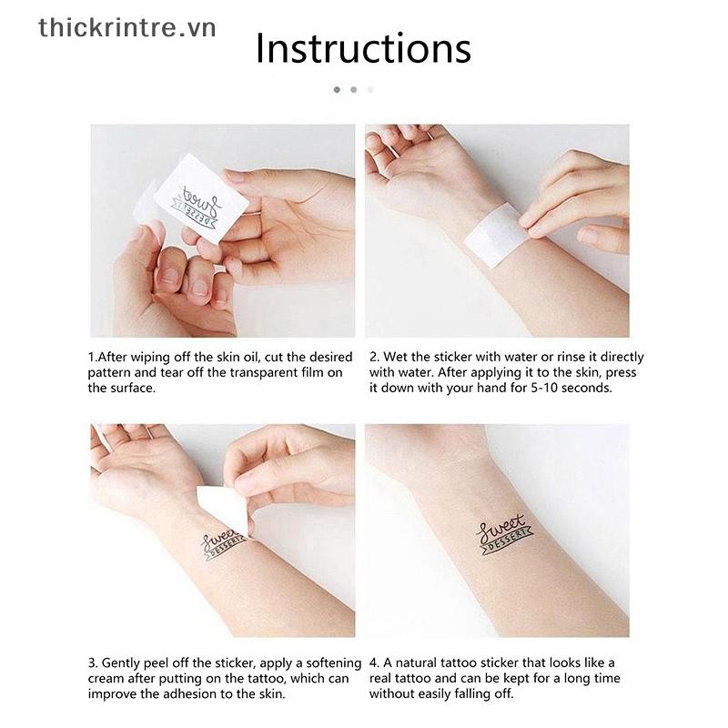 THI 15 Tờ Long Lanh Dreamy Chống Thấm Nước Tạm Thời Hình Xăm Lâu Dài Chống Thấm Nước Thực Tế Giả Hình Xăm Ngón Tay Dán VN
