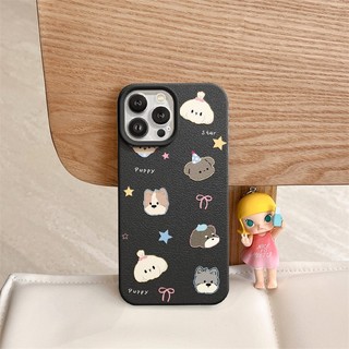 Ốp Lưng iPhone TPU Hoạ Tiết Da Mềm Gấu Nhỏ Chống Sốc, Chống Bẩn Cao Cấp - iP X/XS/11/12/13/14/15/16/17/Plus/Pro/Max/Air