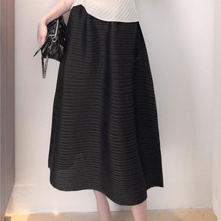 Miyake Xếp Ly Quần Áo Thiết Kế Đơn Giản Tính Khí Thanh Lịch Đi Làm Thời Trang Phù Hợp Với dáng Rộng Ôm Hơn Nhìn Trượt Tuyết
