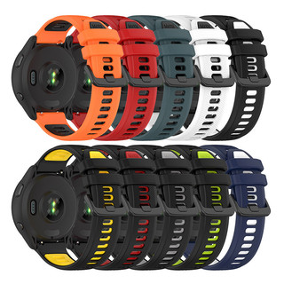18 20 22mm Thể Thao Ngoài Trời Dây Đeo Silicon Chống Thấm Nước Cho Garmin Venu 4 4s 3 3s Sq 2 / Vivoactive 5 6 / 165 245 255 265 570 970 255s 265s