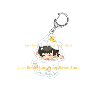 TV Anime Blue Lock character Jyubei Aryu Kairu Saramadara Kenyu Yukimiya Spa Series Chibi Acrylic keycha