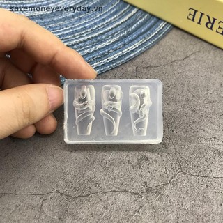 [savemoneyeveryday] 1 / 3 Chiếc Khuôn Khắc Silicon Móng Tay 3D Rắn DIY Trang Trí Móng Tay Nghệ Thuật Làm Đẹp Móng Tay Charm Khuôn Silicon Móng Tay Sản Phẩm Móng Tay [vn]