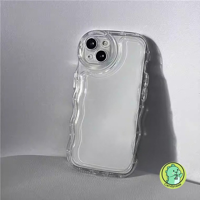 Ốp Điện Thoại Sóng Trong Suốt 3D Cho Vivo S30 X200 Pro Mini Ultra X200S X100 X100S X90 X90S X80 X70 X70T X60 X60T X50 X30 Pro Plus X27 X23 X21 5G 4G Ốp Lưng Mềm Chống Sốc Dễ Thương