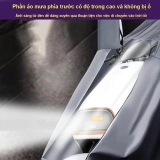 【MOTEX】Áo mưa đi xe máy che phủ toàn thân vành đôi chắn nước, dễ dàng sử dụng điện thoại