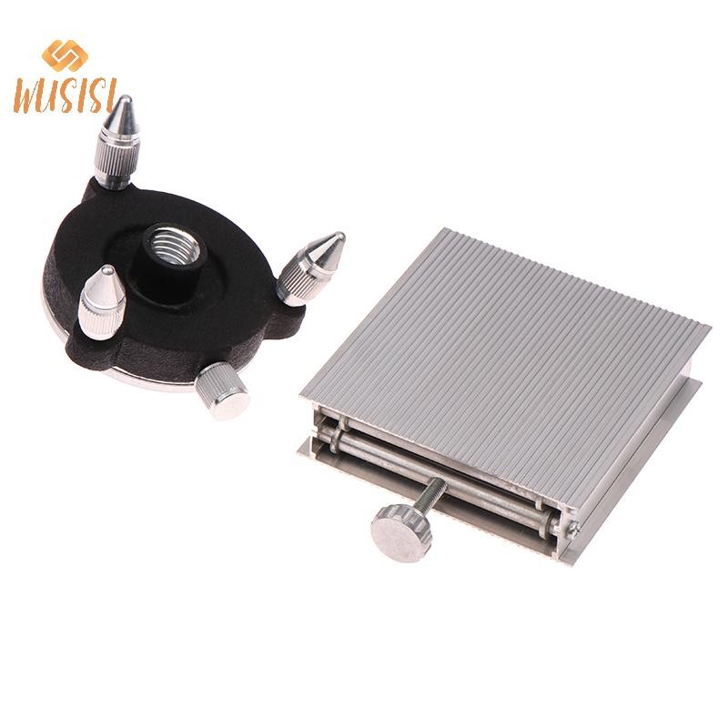 Giá đỡ hợp kim nhôm nâng cấp bằng laser xoay, điều chỉnh đế chân máy WUSISI