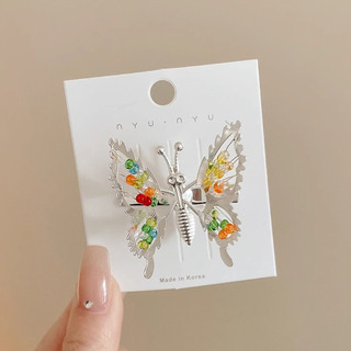 Kẹp Tóc Bướm Nhiều Màu Sắc Thanh Lịch, Phù Hợp Với Váy