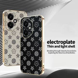 Ốp Lưng Cho Honor 400 Pro 400Lite Thời Trang Cổ Điển Da Thời Trang Mạ Điện TPU Edge Chống Rơi Vỏ Điện Thoại
