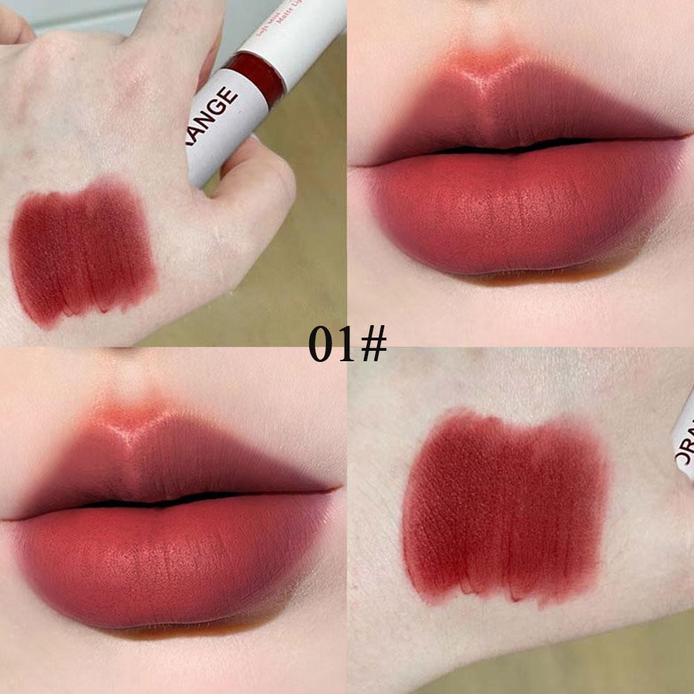 Son môi Velvet Matte Lip Glaze Trang điểm lâu trôi Gloss Cup Matte Son chống dính P8k1