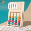 Đồ Chơi Montessori Đồ Chơi Học Tập Trượt Xếp Hình Trò Chơi Gia Đình Đồ Chơi Bằng Gỗ Cho Trẻ Em 3 Tuổi