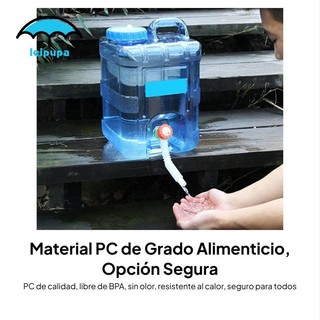 Leipupa 10L Hộp Đựng Nước Có Vòi Di Động - Bình Nước Tiện Lợi Cho Camping Và Dã Ngoại