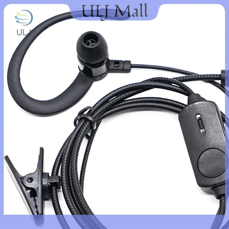 Tai nghe ULJ EarHook cho BF760 BF996 Walkie Talkie Walkie Talkie Tai nghe Mic K-Plug Tai nghe vô tuyến hai chiều Ham có dây.