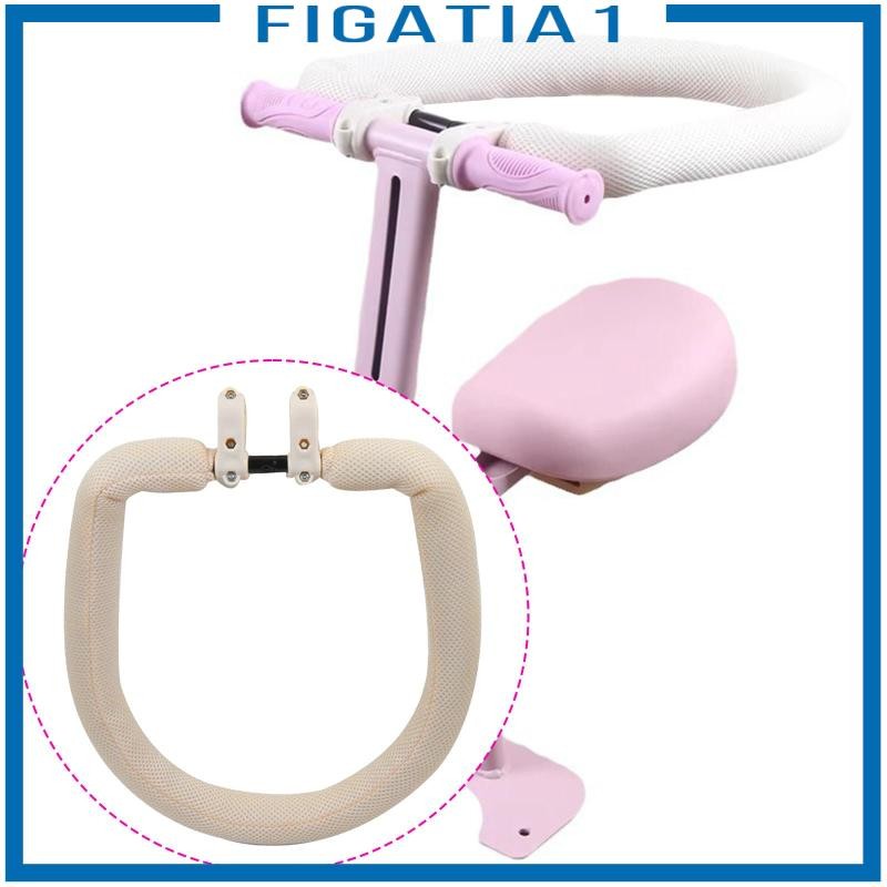 Ghế ngồi xe đạp trẻ em có tay vịn và cấu trúc kín hoàn toàn, hỗ trợ ổn định, chống trượt