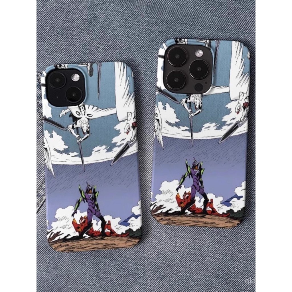 Ốp Điện Thoại Evangelion QYJS Thích Hợp Cho IPhone 11 X XS XR XSMAX 13 14 15 16 ProMax 12 PRO 14 15 16 PLUS 7 8plus Phim Cá Tính Retro Bán Chạy D2SU
