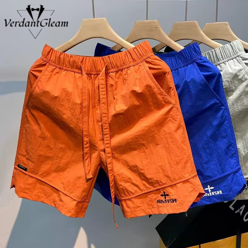 Quần Short Nam Đi Biển Họa Tiết, Khô Nhanh, Thích Hợp Mùa Hè