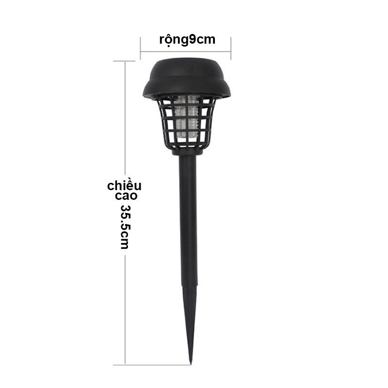 Đèn Diệt Muỗi Năng Lượng Mặt Trời,Đèn cắm đất,Chống Muỗi Năng Lượng Mặt Trời Chống Thấm