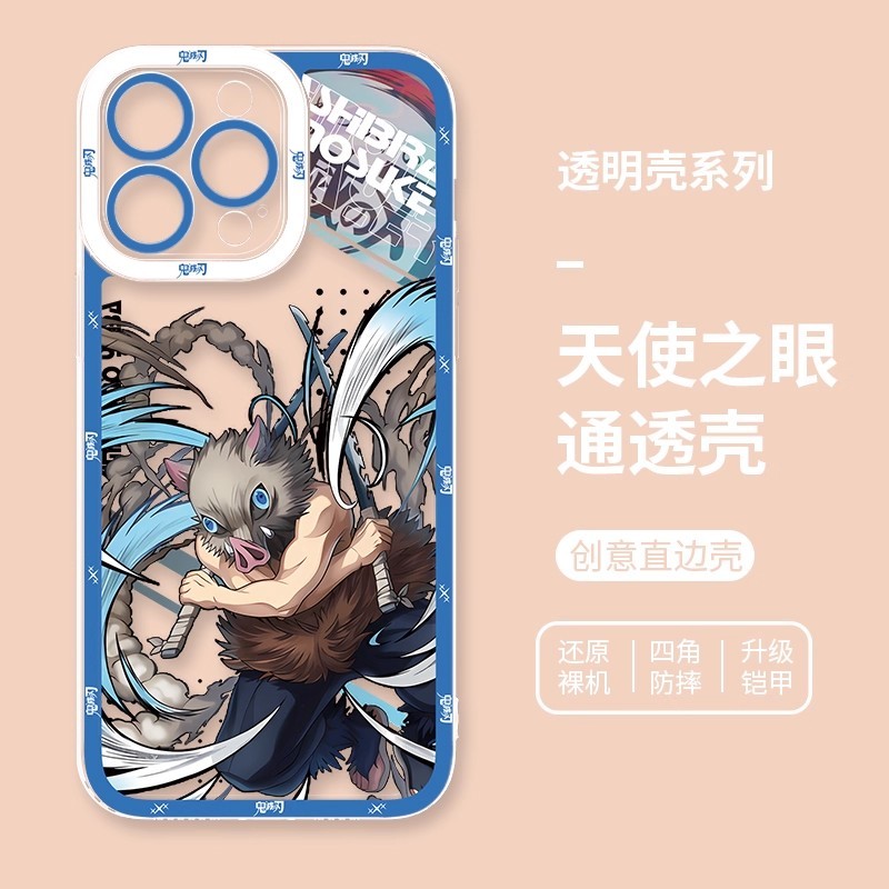 Ốp Lưng Cho OPPO A38 A18 A79 A98 A78 A60 Reno 10 5G 8 10 Pro Plus Realme C75 9 Pro 5G Vỏ Điện Thoại Di Động Anime Demon Slayer Kamado Nezuko Tanjirou Zenitsu Inosuke Kochou Shinobu