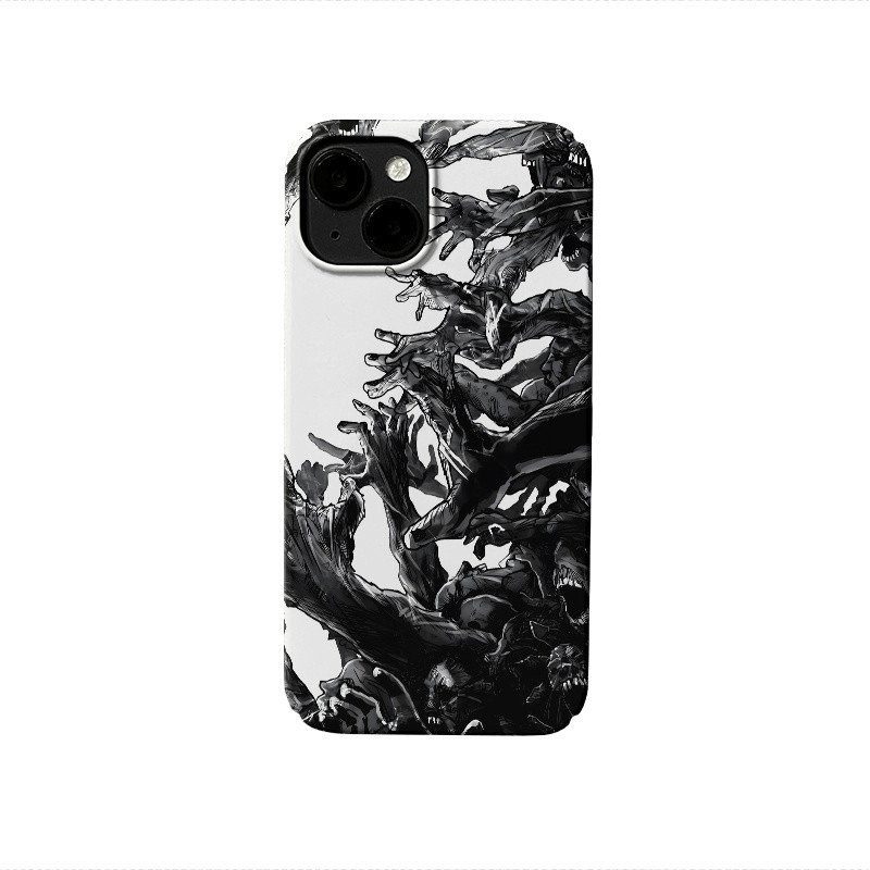 Ốp Điện Thoại QYJS Đấu Tranh Thích Hợp Cho IPhone 16 15 14 13 ProMax X XS XSMAX 7 8 plus 11 12 PRO 14 15 16 PLUS Phim Vỏ Cứng Mới Đơn Giản Niche TDL6