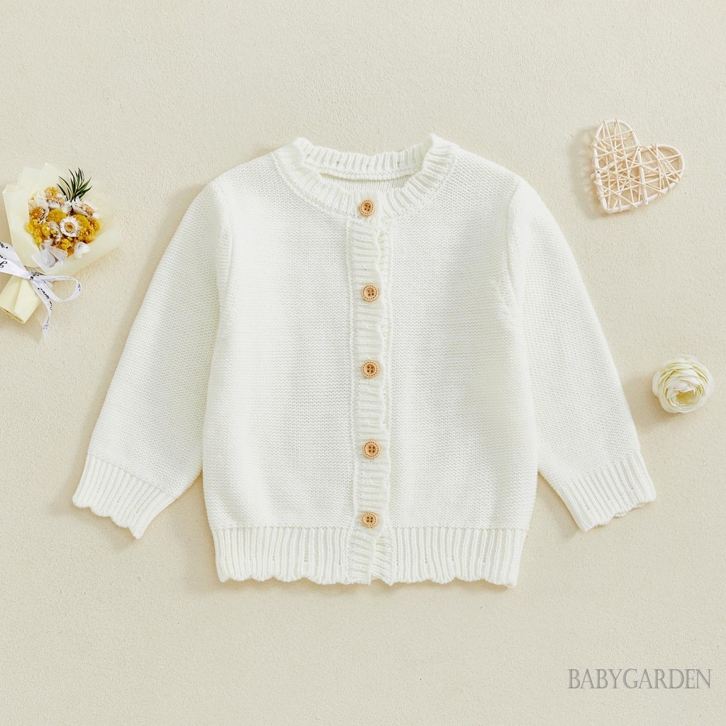 / / -3 tuổi bé trai / bé gái Cardigan dài tay Nút đóng rắn ấm áp mùa đông Quần áo len