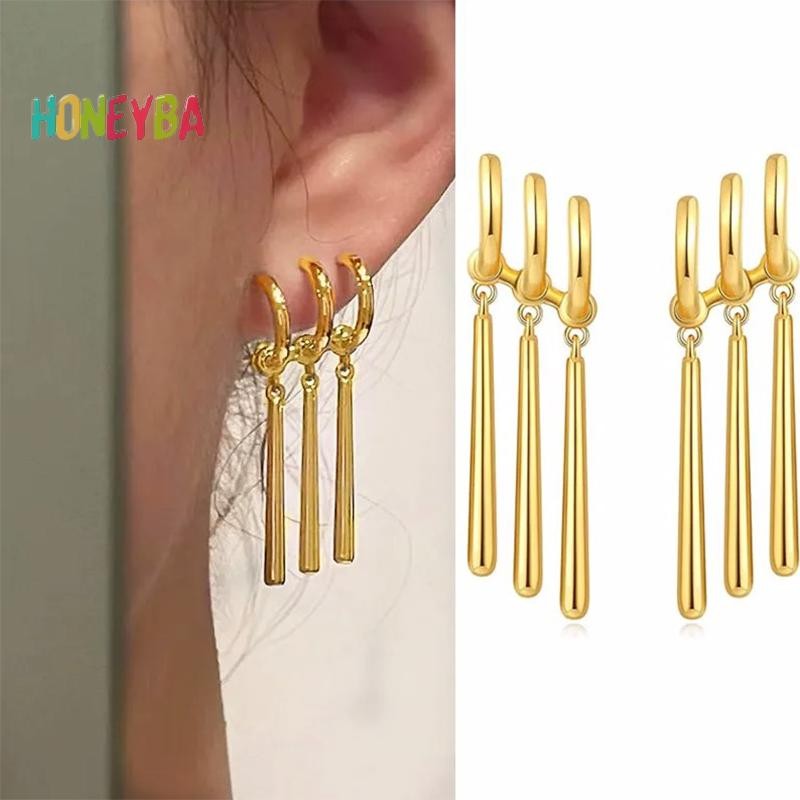 1 Cặp Zoro Anime Bông Tai Nam Nữ Cosplay Xuyên Trang Sức Thời Trang Giả Ba Tòn Ten Dài