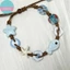 Vòng tay gốm boho ngôi sao cá đính hạt, phù hợp ngày lễ