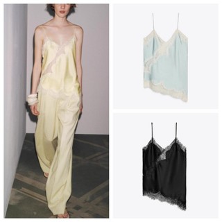 Áo Vest phong cách đồ lót ren ZARA 5919105