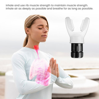 【COD】Huấn luyện viên thở Phòng độc phổi Thiết bị tập thể dục Silicone hô hấp Dụng cụ tập luyện độ cao độ hô hấp Hơi thở