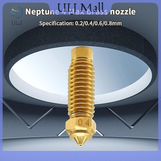ULJ Dành Cho Elegoo Neptune 4 Plus Vòi Phun Bằng Đồng Thép Cứng 0,2 0,4 0,6 0,8 1.0mm Đầu Phun Máy In 3D Cho Vòi Phun Elegoo Neptune 4 Max.