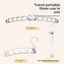 Móc treo du lịch DAYBREAK, Móc treo có thể gập lại tiết kiệm không gian thiết kế 8 lỗ, Nhựa đa chức năng 360° Móc treo quần áo có thể xoay được Sử dụng trong nhà